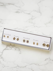 EVERY OCCASION BOX EARRING SET - PALM-MODE-Couture-Boutique-Womens-Clothing