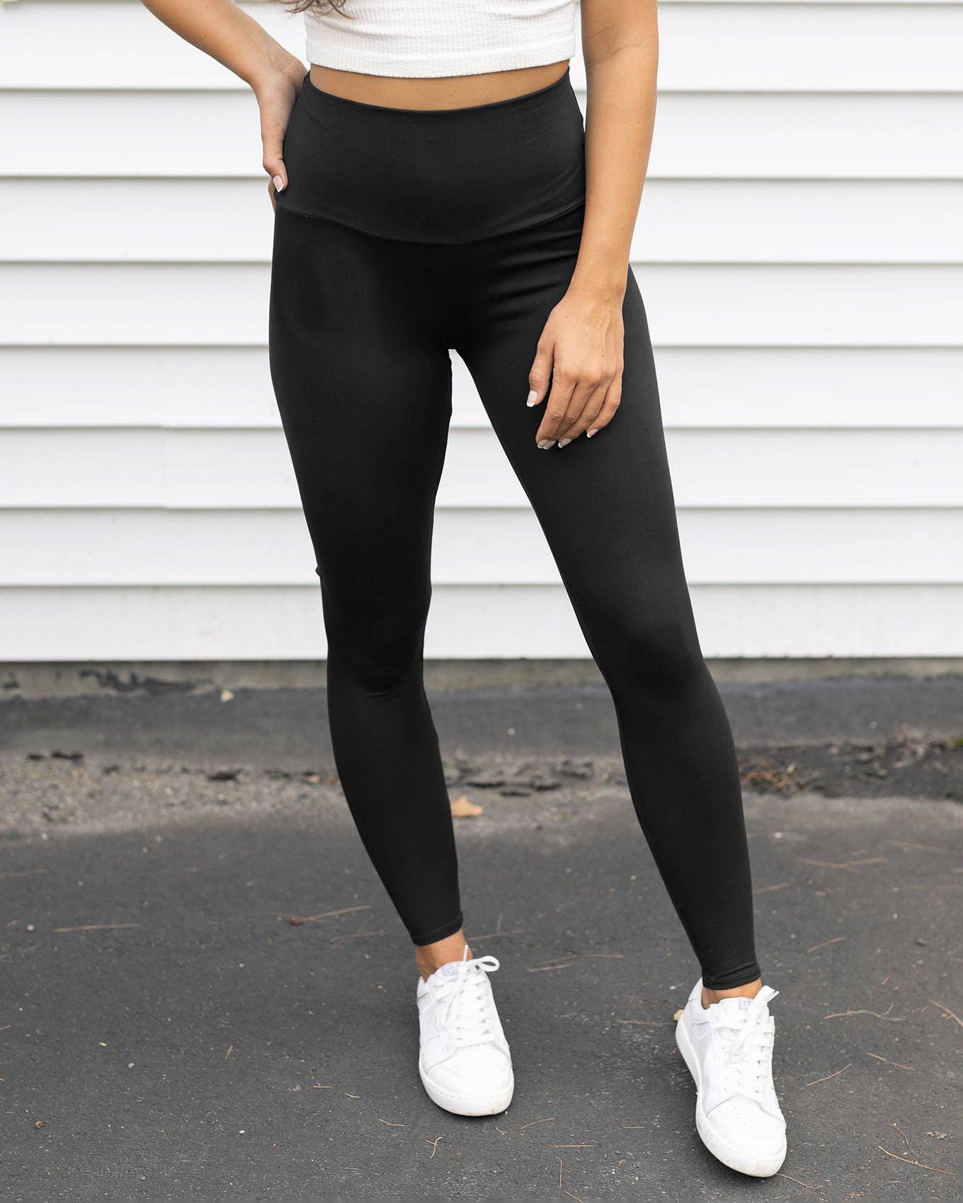 BEST SQUAT PROOF LEGGING IN BLACK-Athleisure Leggings-MODE-Couture-Boutique-Womens-Clothing