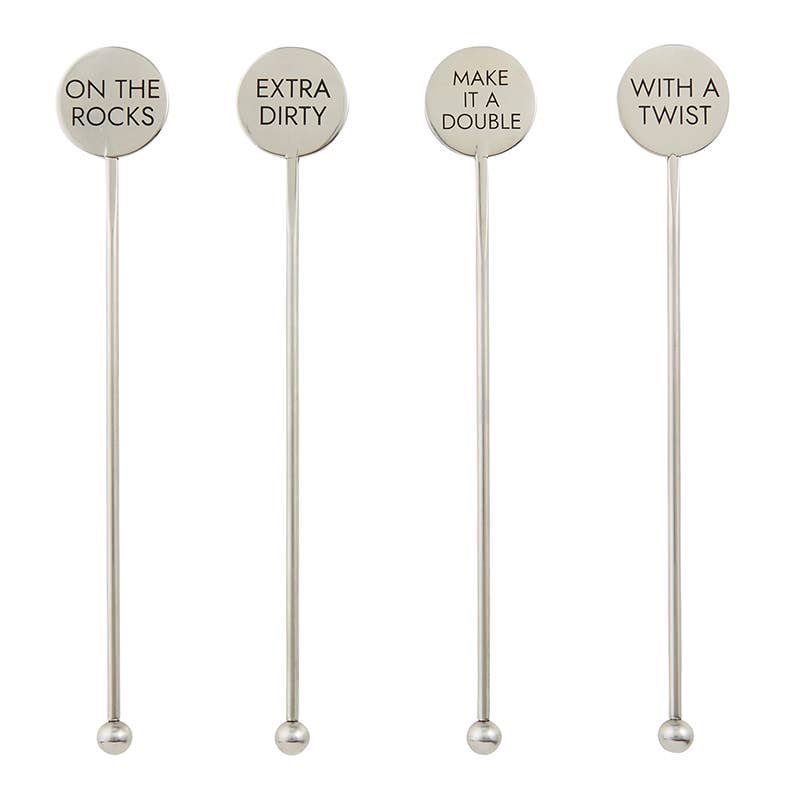 Stainless Steel Stir Sticks - Cocktails-MODE-Couture-Boutique-Womens-Clothing