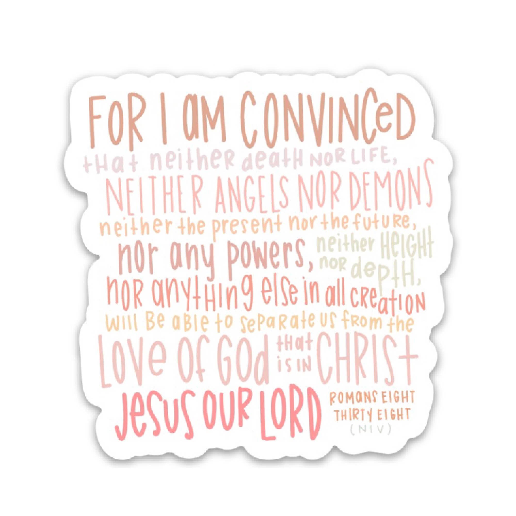 Romans 8:38-39 Magnet | Christian fridge magnet-MODE-Couture-Boutique-Womens-Clothing