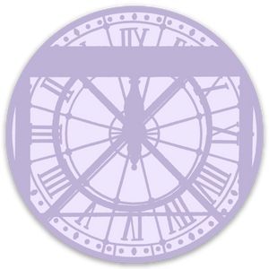 Taylor Swift Inspired Musée D'Orsay Clock Sticker, 3x3 in.-Sticker/Decal-MODE-Couture-Boutique-Womens-Clothing